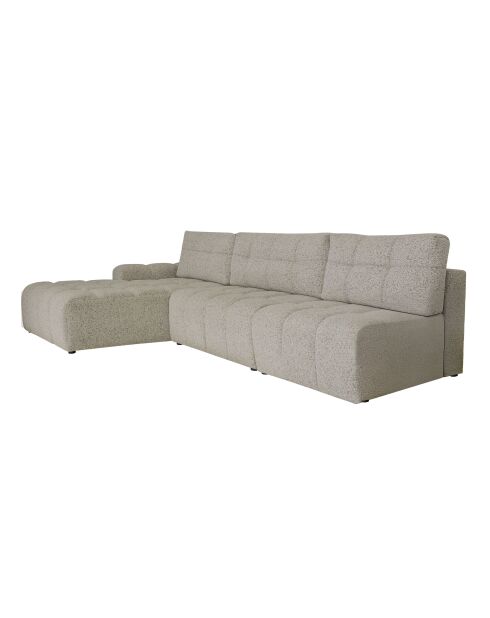 S-MAX Wandelbares Ecksofa Links Lulu Grey - 338x184x94 cm