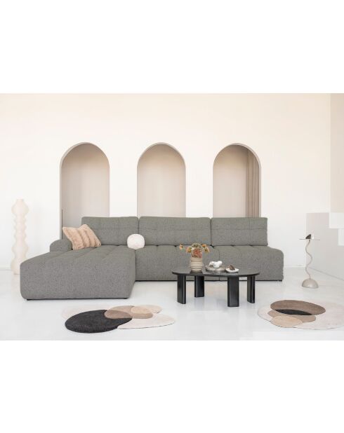 S-MAX Wandelbares Ecksofa Links Lulu Grey - 338x184x94 cm