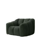 Sessel Shell 1 Sitz Dunkelgrün - 124x109x75 cm