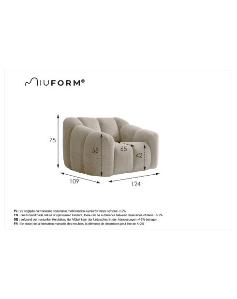 Sessel Shell 1 Sitz Dunkelgrün - 124x109x75 cm