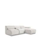 Sofá angular fijo XS, derecho Flex Felix Beige- 244x154x70 cm