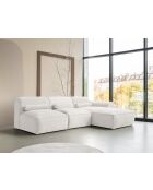 Sofá angular fijo XS, derecho Flex Felix Beige- 244x154x70 cm