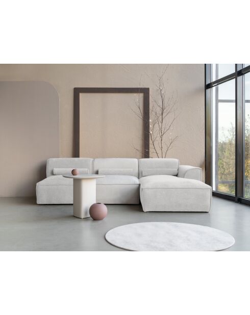Sofá angular fijo XS, derecho Flex Felix Beige- 244x154x70 cm