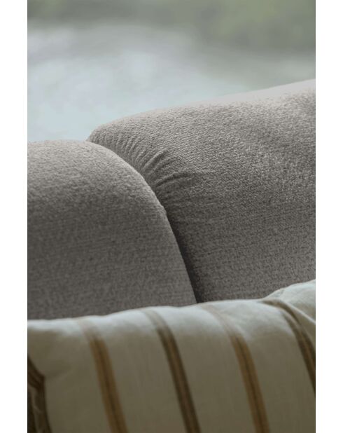 Gatsby Fixed U hoekbank rechts lichtgrijs - 341x233x87 cm