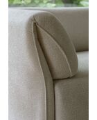 Gatsby beige vaste U-hoekbank aan de linkerkant - 341x233x87 cm