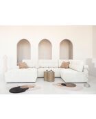 Lulu beige converteerbare U-hoekbank links - 333x187x94 cm