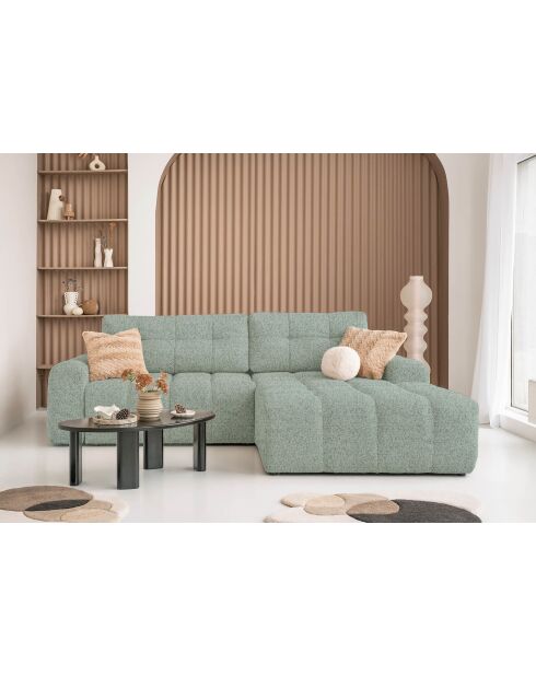 Lulu Green Convertible S hoekbank rechts - 268x184x94 cm