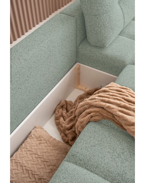 Lulu Green Convertible S hoekbank rechts - 268x184x94 cm