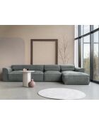 Divano angolare fisso M, destro Flex Felix Olive- 340x154x70 cm