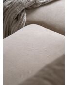 L Ecksofa, umwandelbar, linke Ecke, Lofty Lilly, Beige, 237 x 197 x 84 cm