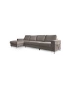 S-MAX Wandelbares Ecksofa linke Ecke Lofty Lilly Taupe- 306x150x84 cm