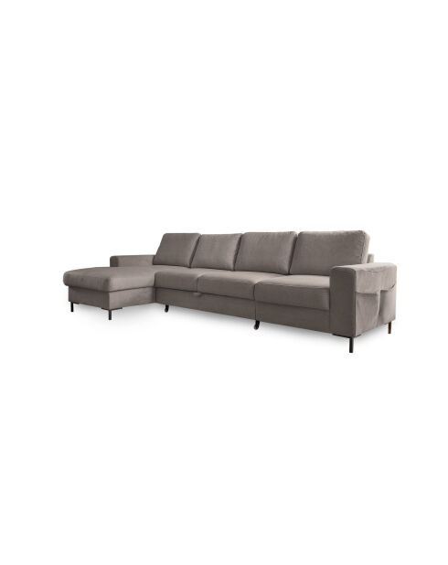 S-MAX Wandelbares Ecksofa linke Ecke Lofty Lilly Taupe- 306x150x84 cm