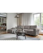 S-MAX Wandelbares Ecksofa linke Ecke Lofty Lilly Taupe- 306x150x84 cm