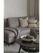 S-MAX Wandelbares Ecksofa linke Ecke Lofty Lilly Taupe- 306x150x84 cm