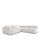 L-MAX Festes Ecksofa, Right Flex Felix, 265 x 248 x 70 cm, Beige