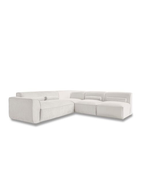 L-MAX Festes Ecksofa, Right Flex Felix, 265 x 248 x 70 cm, Beige