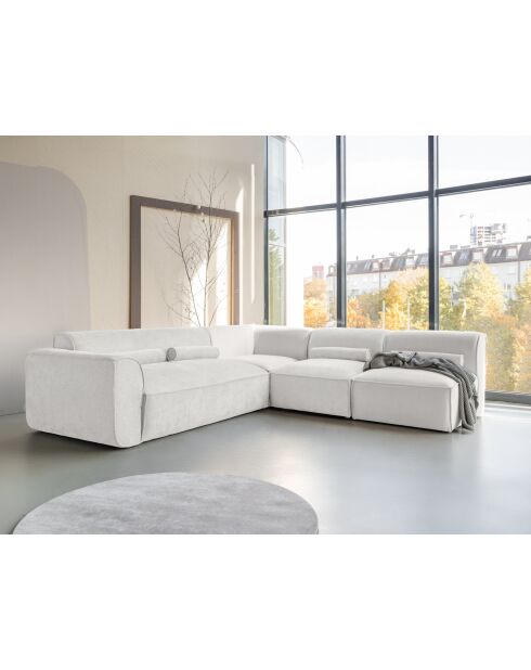 L-MAX Festes Ecksofa, Right Flex Felix, 265 x 248 x 70 cm, Beige