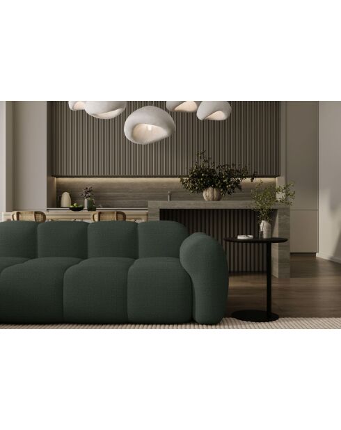 Vaste hoekbank L, links Cloud Dark Green- 260x197x76 cm