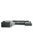 Festes U-Ecksofa, links Flex Felix Olive- 337x265x70 cm