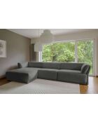 Fixed M Left Gatsby grijze hoekbank - 338x175x87 cm