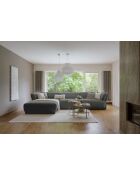 Fixed M Left Gatsby grijze hoekbank - 338x175x87 cm