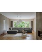 Fixed M Left Gatsby grijze hoekbank - 338x175x87 cm