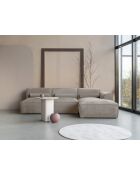 Festes Ecksofa XS, rechts Flex Felix Dunkelbeige- 244x154x70 cm