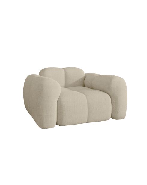 Sillón individual Cloud Beige - 117x109x76 cm