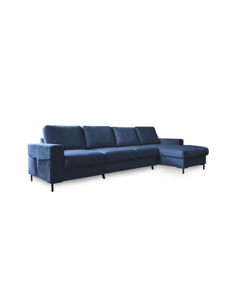 S-MAX Lofty Lilly Ecksofa, umwandelbar, rechtwinklig, marineblau, 306 x 150 x 84 cm