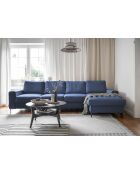 S-MAX Lofty Lilly Ecksofa, umwandelbar, rechtwinklig, marineblau, 306 x 150 x 84 cm