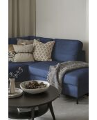 S-MAX Lofty Lilly Ecksofa, umwandelbar, rechtwinklig, marineblau, 306 x 150 x 84 cm