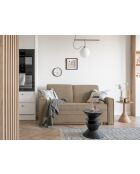 Lucky Lucy 2-zitsbank, converteerbaar, donkerbeige, 168x88x90 cm