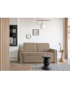 Lucky Lucy 2-zitsbank, converteerbaar, donkerbeige, 168x88x90 cm