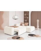 Divano angolare destro Lulu Beige convertibile S - 268x184x94 cm
