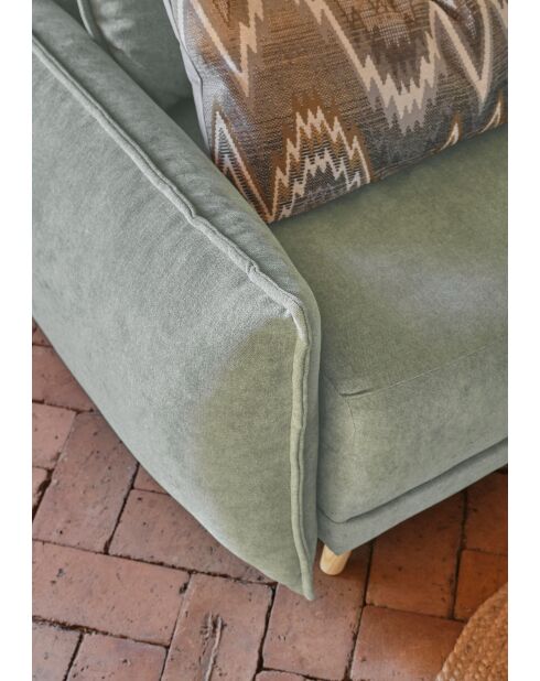 L Wandelbares Ecksofa; rechte Ecke Lazy Lukka Hellgrau- 247x191x85 cm