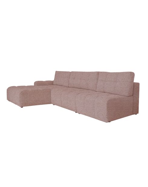 Divano angolare convertibile S-MAX Left Lulu Red - 338x184x94 cm