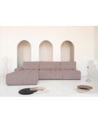 Sofá esquinero convertible S-MAX Lulu Red - 338 x 184 x 94 cm