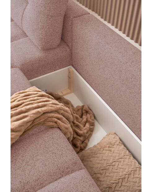 Divano angolare convertibile S-MAX Left Lulu Red - 338x184x94 cm