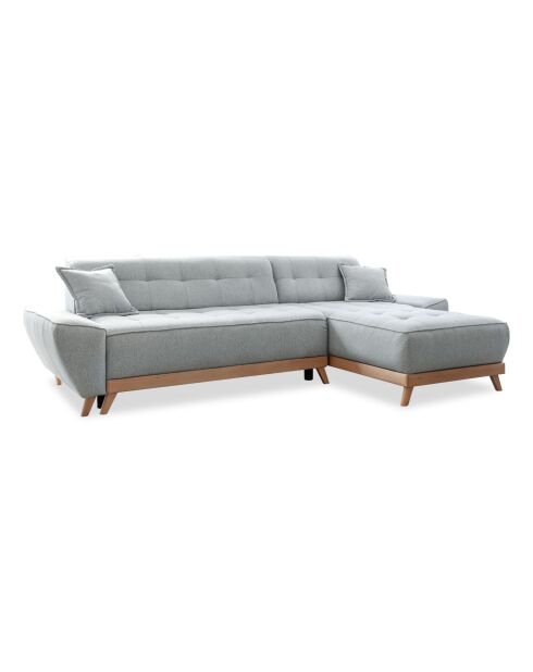 Dazzling Daisy Ecksofa, 4-teilig, links, 260 x 166 x 77 cm, hellgrau