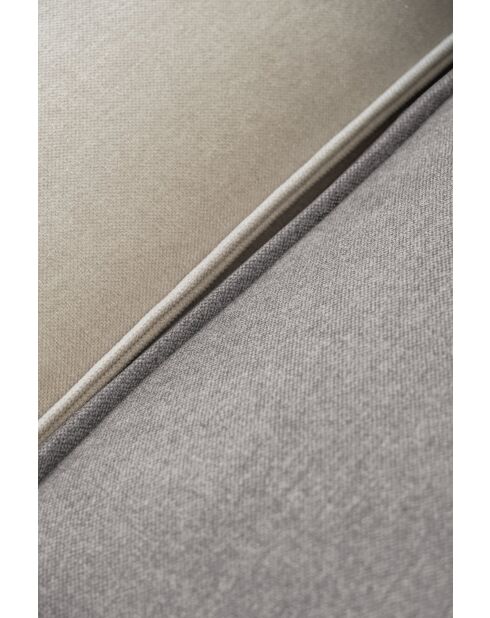 Sofá angular M fijo, izquierdo Flex Felix Gris- 340x154x70 cm