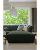 Divano angolare destro Gatsby Fixed M Verde scuro - 338x175x87 cm