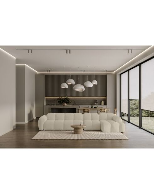 Divano angolare fisso M, destro Cloud Beige - 315x160x76 cm