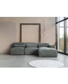 Divano angolare fisso XS, destro Flex Felix Olive- 244x154x70 cm