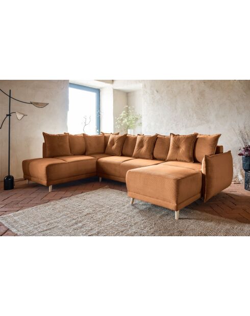 Lazy Lukka Brick Ecksofa, umwandelbar, linke Ecke, 320 x 191 x 85 cm