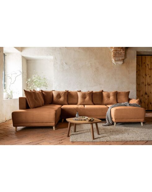 Lazy Lukka Brick Ecksofa, umwandelbar, linke Ecke, 320 x 191 x 85 cm