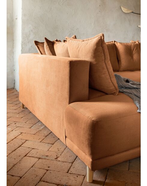 Lazy Lukka Brick Ecksofa, umwandelbar, linke Ecke, 320 x 191 x 85 cm