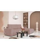 Sofá de esquina derecha Lulu Red Convertible en S - 268x184x94 cm