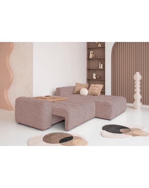 Divano angolare destro Lulu Red Convertible S - 268x184x94 cm