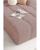 Sofá de esquina derecha Lulu Red Convertible en S - 268x184x94 cm