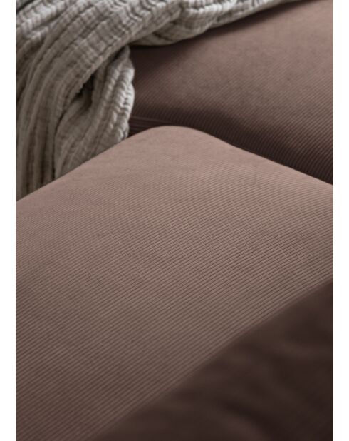 U-hoekbank omvormbaar linkerhoek Lofty Lilly Taupe - 303x197x84 cm